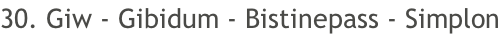 30. Giw - Gibidum - Bistinepass - Simplon