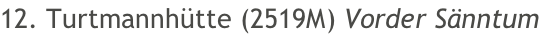 12. Turtmannhütte (2519M) Vorder Sänntum