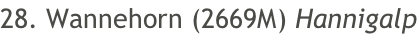 28. Wannehorn (2669M) Hannigalp